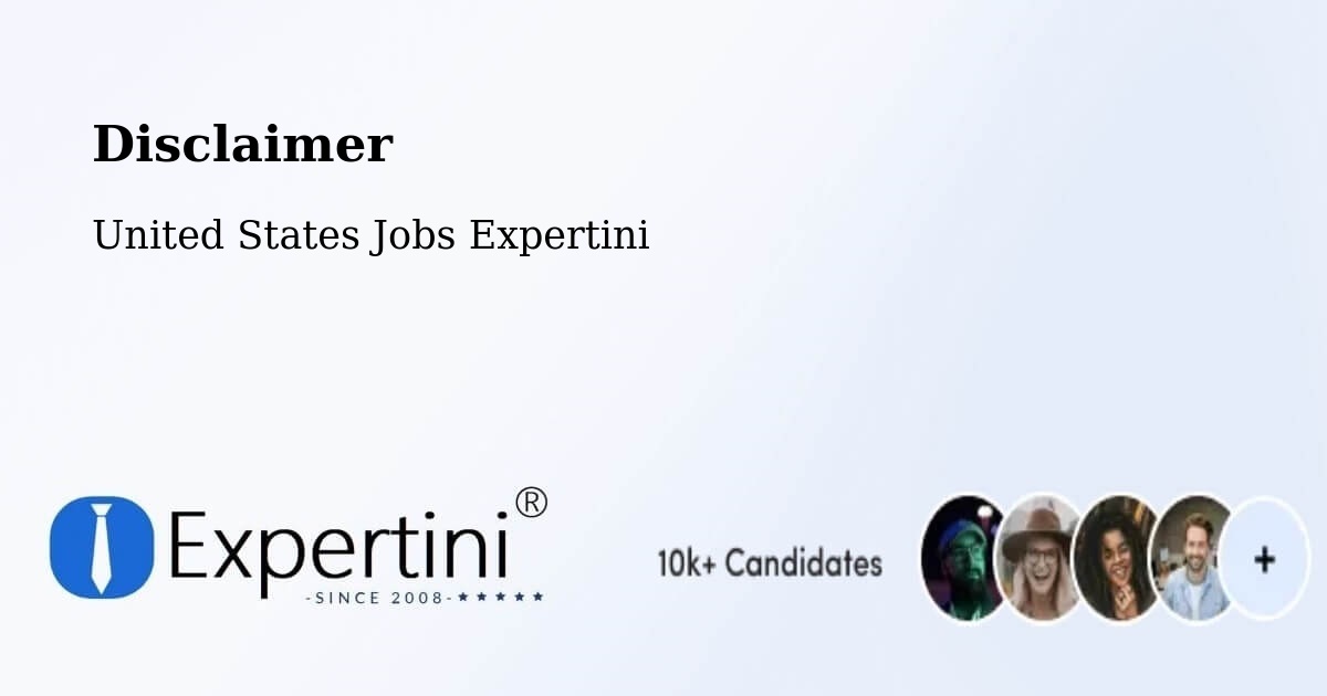 Disclaimer – Sitka - United States Jobs Expertini