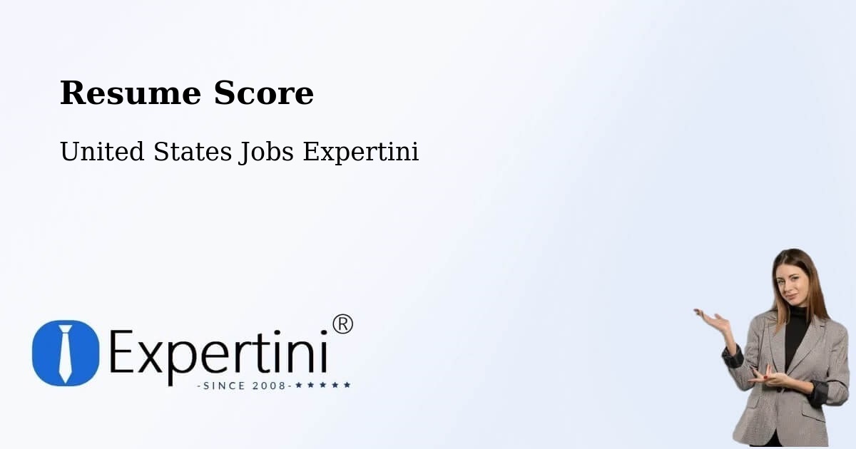 Resume Score & Job Description Match Tool – Sitka - United States Jobs Expertini